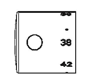 Benkiser Drehknopf für Model 1831234 / 1931234, 0132040