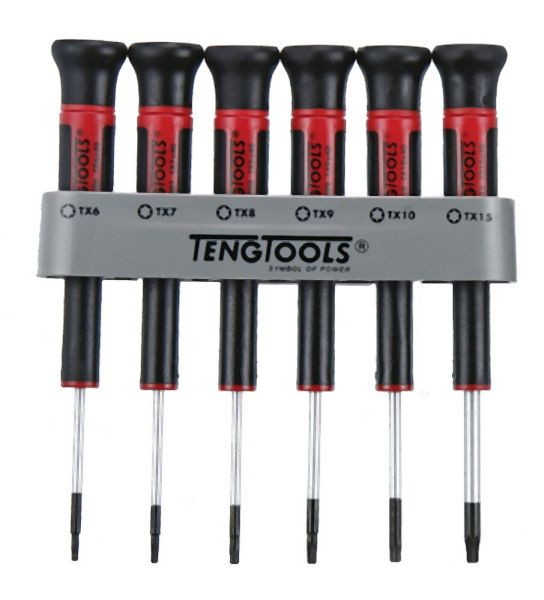 Teng Tools Mini-Schraubendreher-Set, TX, 6 Teile, MDM706TX