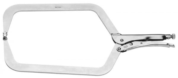 ELORA Klammergripzange, C-Form, Spannweite 0-270 mm, 509-500, 0509005003000