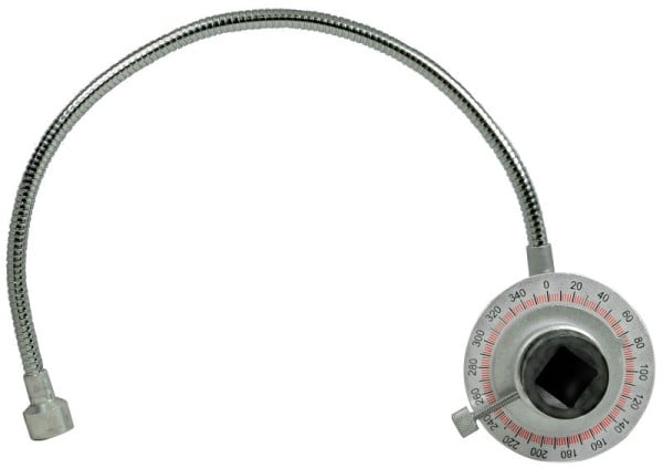 SW-Stahl Drehwinkel-Messgerät, 1/2", flexibler Magnetfuß, 03916L