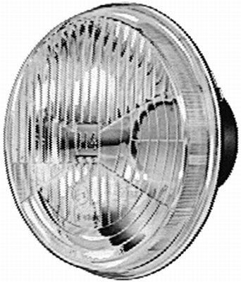 HELLA Halogen-Scheinwerfereinsatz, Hauptscheinwerfer, 12V, Einbau/Anbau, ECE-R20/ECE-R7/E1 17031, glasklar, Rundstecker, rechts/links, 1L3 002 850-068