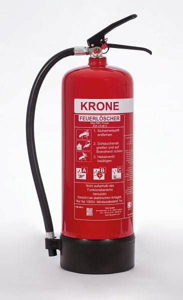 KRONE 6kg ABC Pulver Dauerdruck FEUERLÖSCHER, 500084