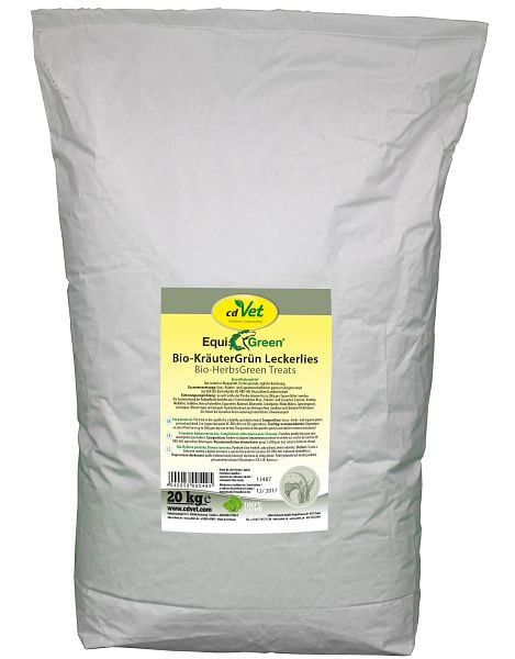 cdVet EquiGreen Bio-KräuterGrün Leckerlis 20 kg, 549