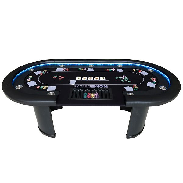 HOME DELUXE LED Pokertisch FULL HOUSE, 48734