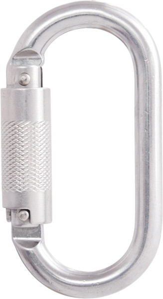 Kratos Stahlkarabiner mit Automatikverschluss Vierteldrehung (Twist-Lock) mit 16 mm Öffnungsweite, FA5022418