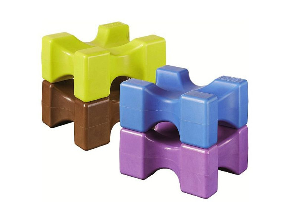 Growi Cavaletti-Block Mini-Cube, Farbe: lila, 10093113