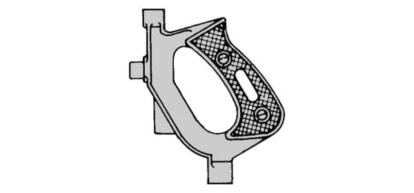 Ulmia Sägegriff, mit Griffschalen, für Gehrungssäge 354, 106