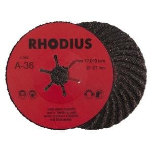 Rhodius PROline SFA Fiberscheibe, Durchmesser [mm]: 125, Bohrung [mm]: 22.23, VE: 25 Stück, 300463