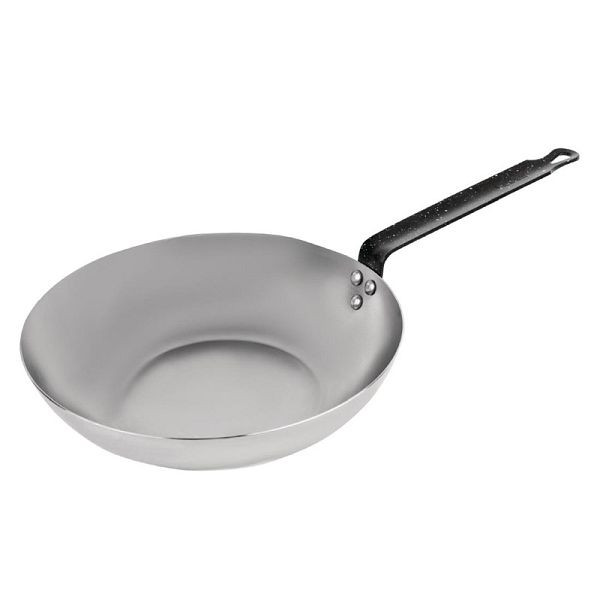 Vogue Wok aus unbeschichtetem Eisen 28cm, GG722