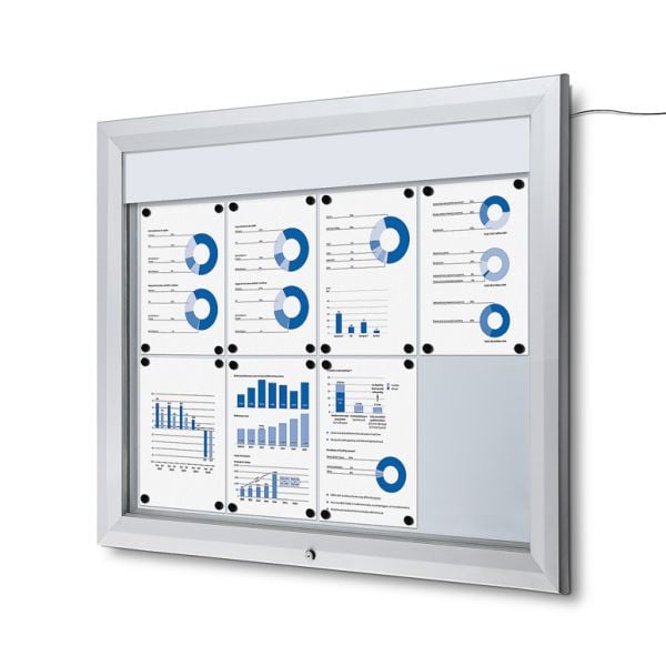 Showdown Displays Schaukasten Außen LED (8xA4), SCT8xA4PHLED