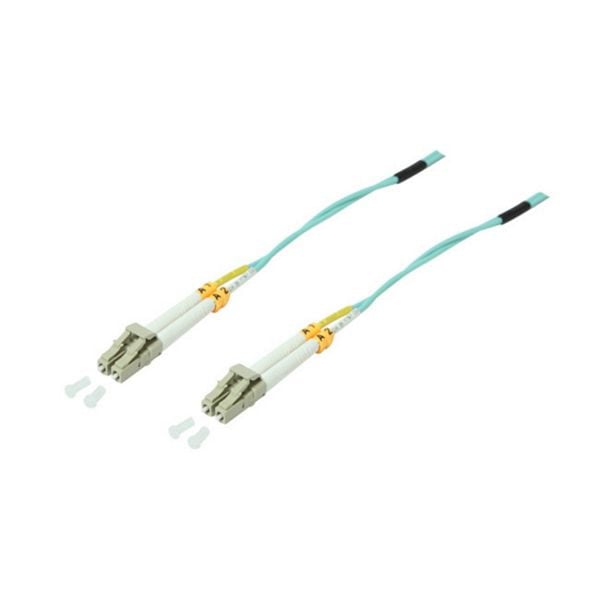 shiverpeaks BASIC-S, Duplex Patchkabel LC/LC 50/125µ, OM3, aqua, 2,0m, BS77932/3