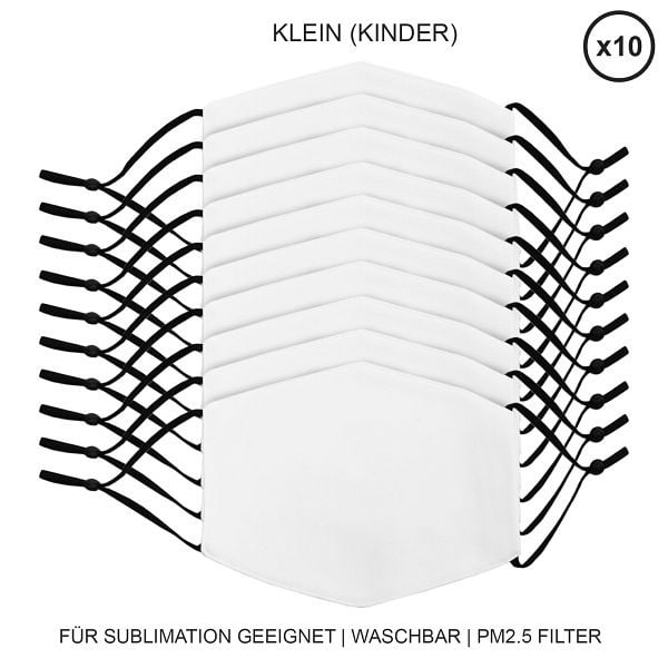 Monster Gesichtsmasken, Klein, 10er Packung, 27384