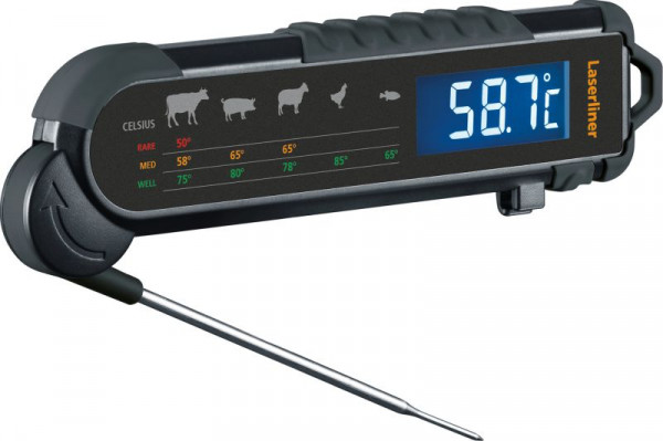 Laserliner ThermoMaître Grill-, Gar- und Bratenthermometer, VE: 5 Stück, 082.029A