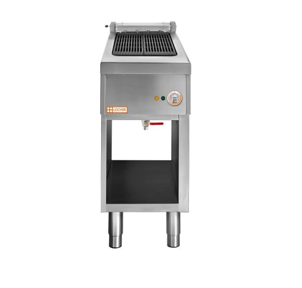 Locher Elektro-Steakgrill Rustica 400, offener Unterbau, 290461