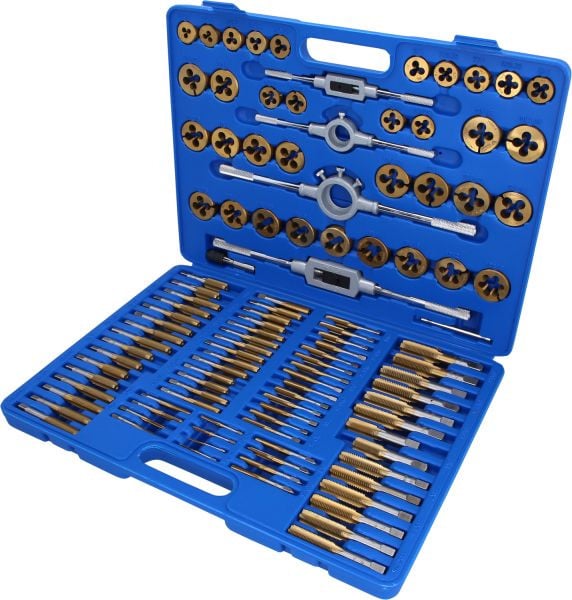 Brilliant Tools TiN Gewindeschneidwerkzeug-Satz, 110-teilig, BT101985