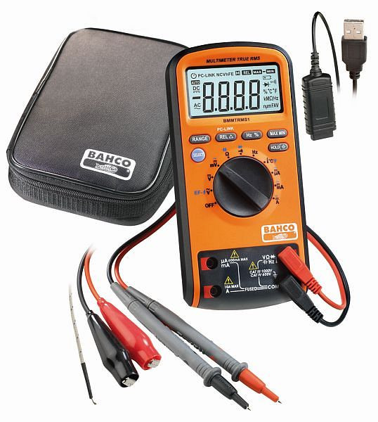 Bahco Multimeter, Gewicht in KG: 0,953, Gesamtlänge in mm: 165, Gesamtbreite in mm: 70, BMMTRMS1