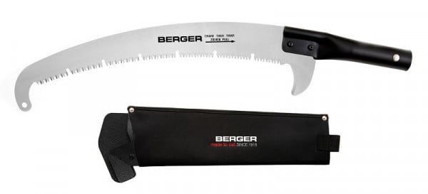 Berger ArboRapid Aufsatzsägen-Set Säge 63952 + Sägetasche 5127 Metalldülle, Hochleistungssägeblatt (40 cm), VE: 5 Stück, 63953