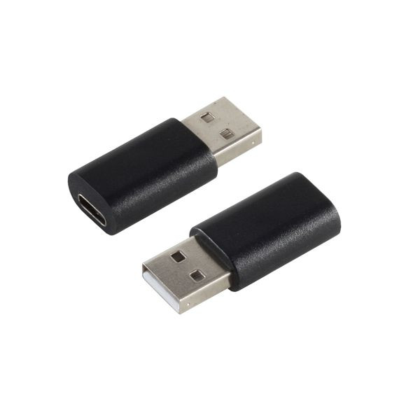 S-Conn Adapter USB 2.0 A Stecker auf USB 3.1 C Buchse, 14-05018