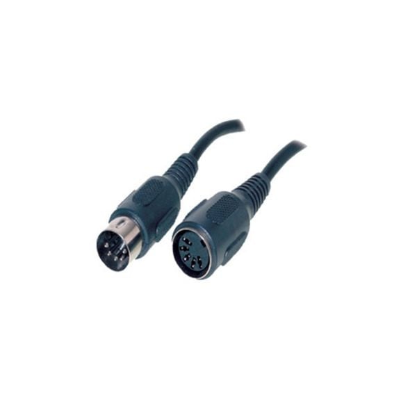 shiverpeaks BASIC-S, Diodenkabel-DIN Verlängerung-Diodenstecker 5-pol auf Diodenbuchse 5-pol 1,5m, BS10102