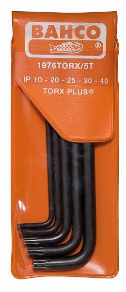 Bahco Winkelschraubendreher-Satz, 5-teilig, Torx Plus, lang, 1976TORX/5T