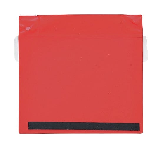 KROG Neodymtasche + Magnet A 5 mit Klappe, rot, 5902066Ra