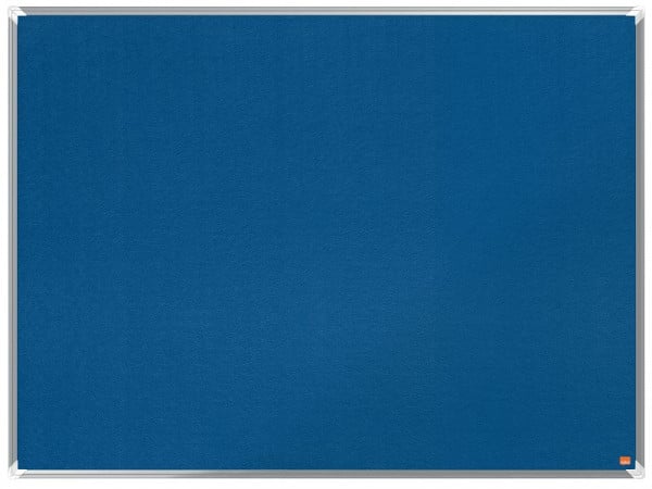 Nobo Premium Plus Filz-Notiztafel 90 x 120 cm, Farbe: Blau, 1915189