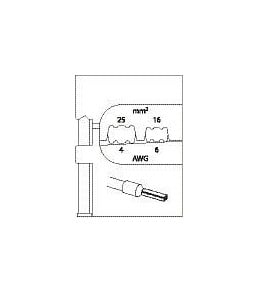 GEDORE Modul-Einsatz für Aderendhülsen, 16-25 mm², 1830619