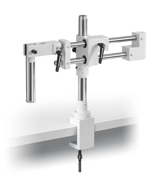 KERN Optics Stereomikroskop-Ständer (Universal) klein; Kugelgelagerter Doppelarm; mit Klemme, OZB-A1213