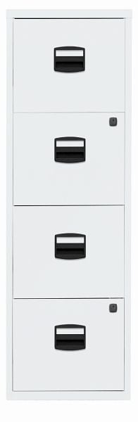 Bisley Hängeregistraturschrank PFA, 4 HR-Schubladen, verkehrsweiß, PFA4F696