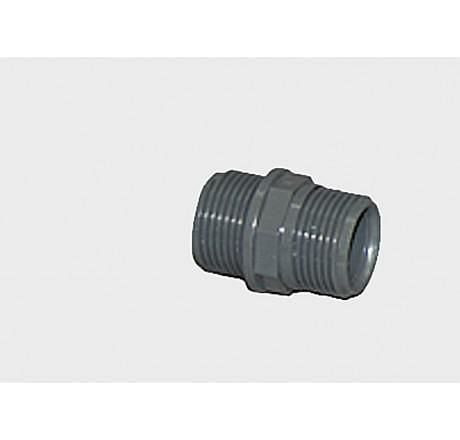 Cemo PVC-Doppelnippel R1", 1527, 4052886223918