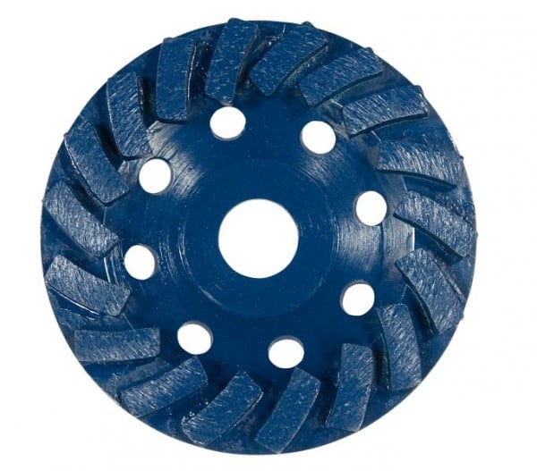 Baier Diamantschleifteller 125RD 18 Segmente Blau, 7268