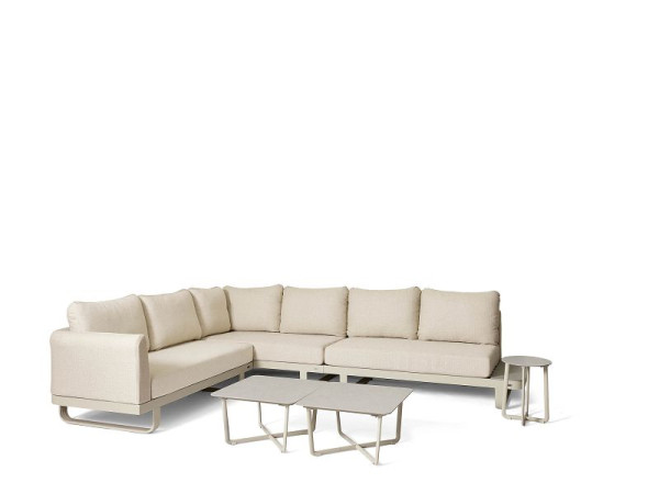 BEST Fellow, Lounge-Set mit 3 Beistelltischen, Sand, 586592