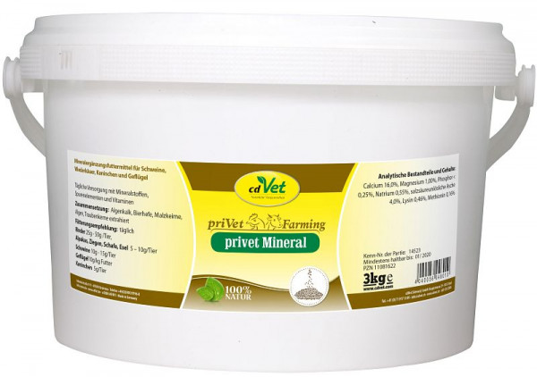 cdVet privet Mineral 3 kg, 4801