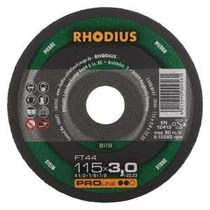 Rhodius PROline FT44 Freihandtrennscheibe, Durchmesser [mm]: 115, Stärke [mm]: 3, Bohrung [mm]: 22.23, VE: 25 Stück, 201750